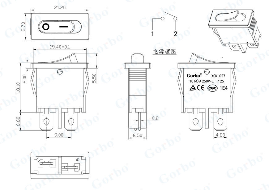 xck-027-01-XCK-017 Series-ZHEJIANG GORBO ELECTRONIC CO.,LTD